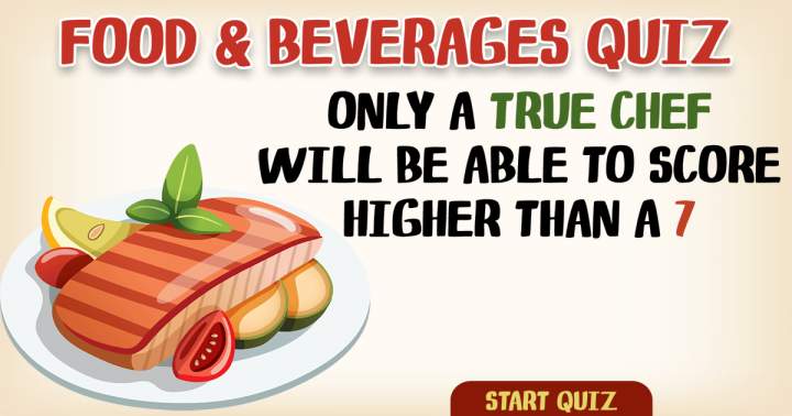 Banner for Food & Beverages Trivia Quiz