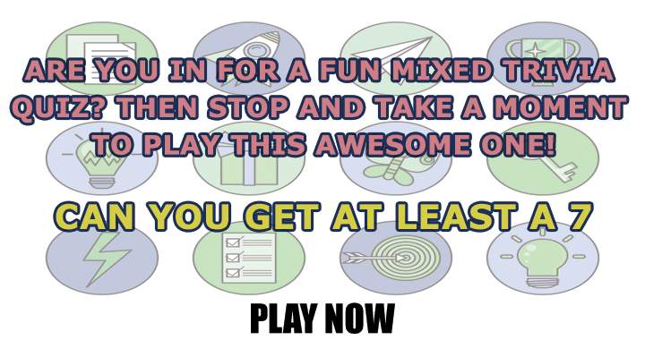 Banner for Stop! take a moment to play this fun mixed trivia quiz