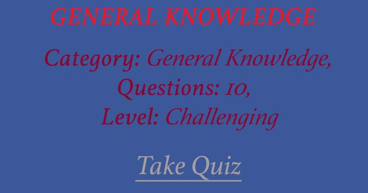 Banner for General Knowledge Quiz