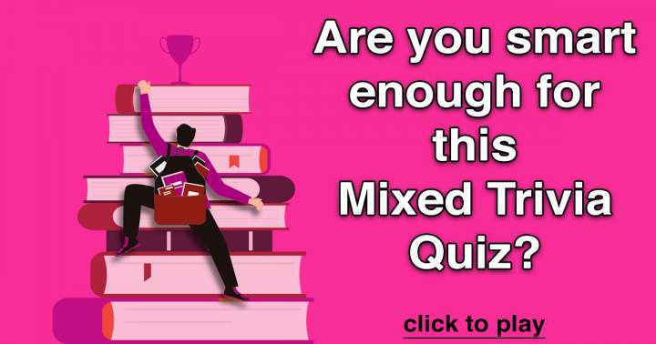 Banner for Mixed Trivia Quiz