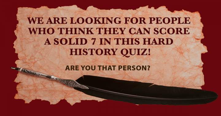 Banner for Challenging History Trivia