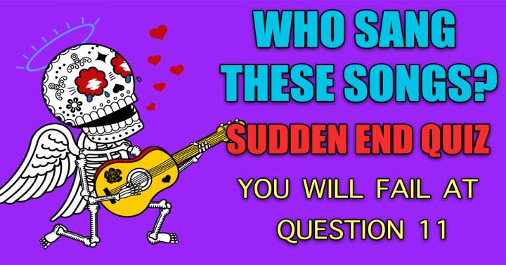 Banner for Who Sang Sudden End Quiz