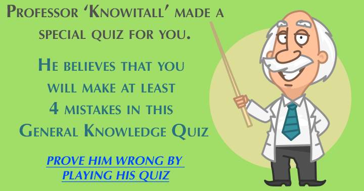 Banner for Prove that professor 'Knowitall' is wrong! 