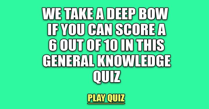 Banner for General Knowledge Quiz