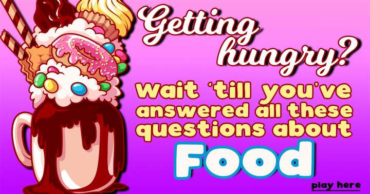 Banner for Food Quiz