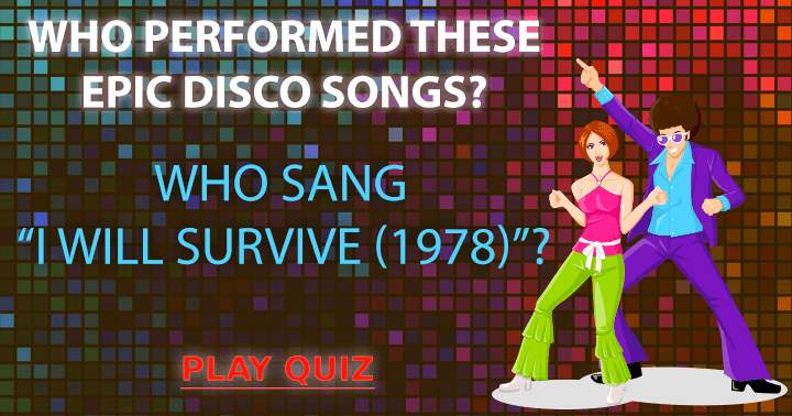 Banner for Who performed these epic disco songs