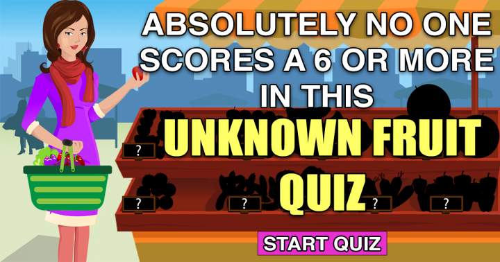 Banner for Unknown Fruit Quiz