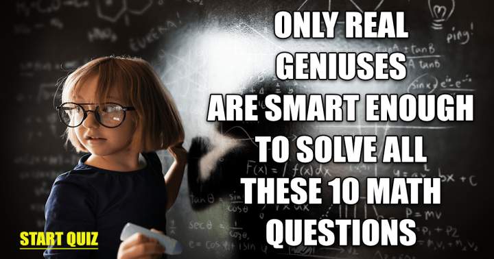 Banner for Math Quiz for Geniuses