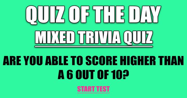 Banner for Mixed Trivia Quiz