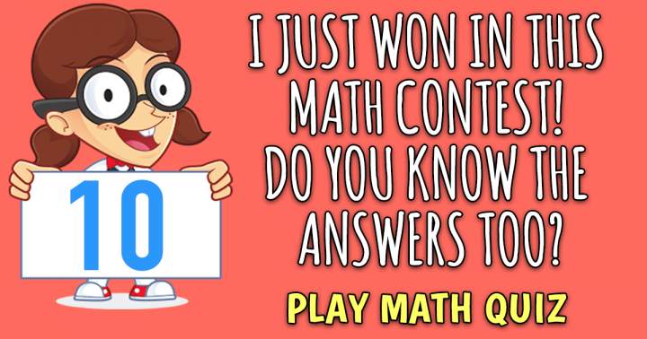 Banner for Math Contest