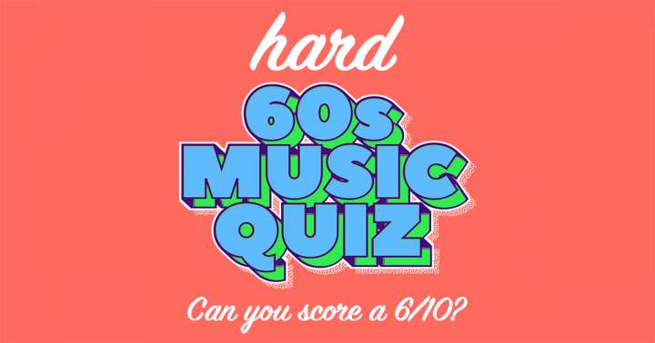 Banner for Music Quiz from the 60s