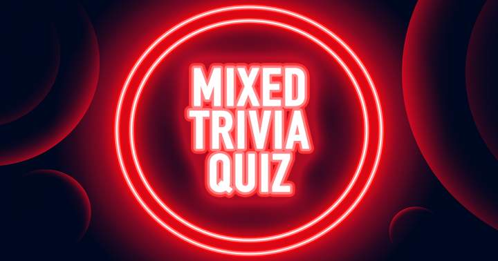 Banner for Mixed Trivia Quiz