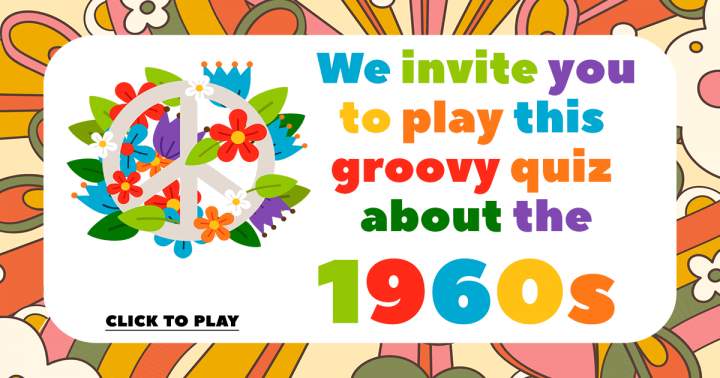 Banner for Groovy 1960s Quiz