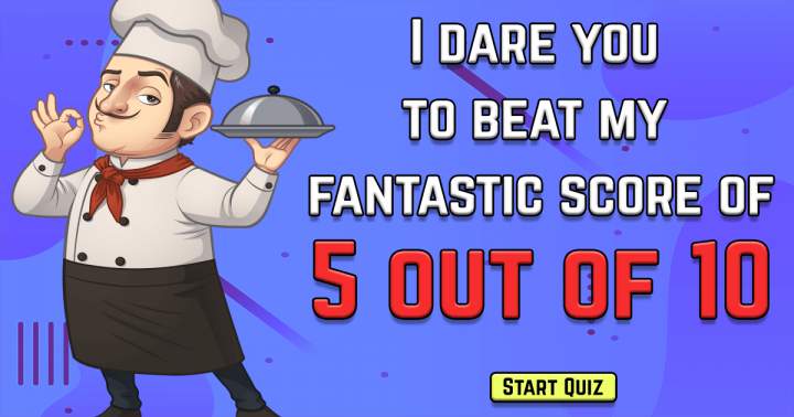 Banner for Challenging Food & Beverages Quiz