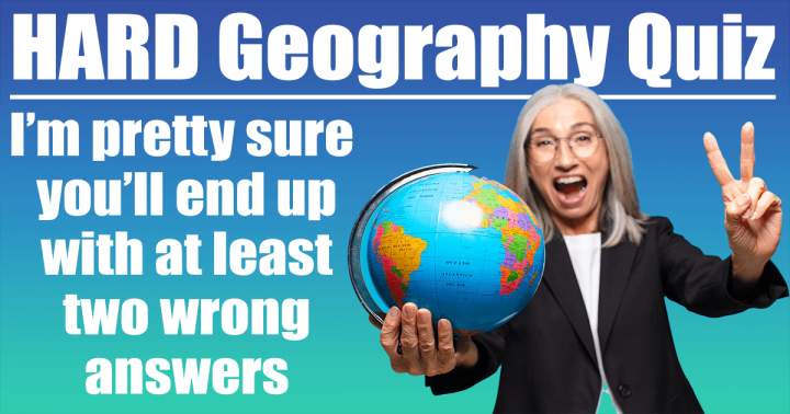 Banner for HARD Geography Quiz