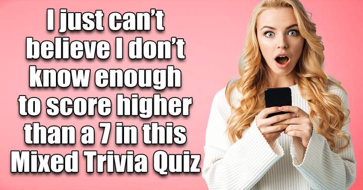 Banner for Mixed Trivia Quiz