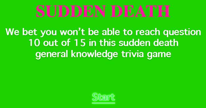 Sudden Death