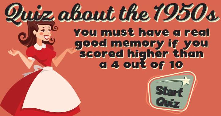 Banner for HARD Quiz About The 1950s