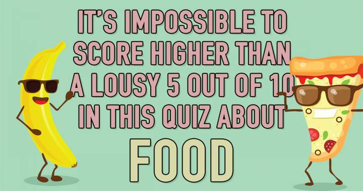 Banner for Quiz about Food