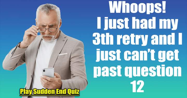 Banner for Sudden End Knowledge Quiz