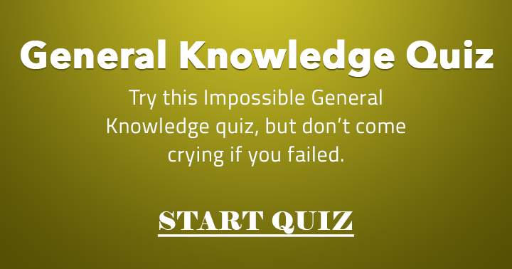 Most people will end up crying after they tried this impossible quiz