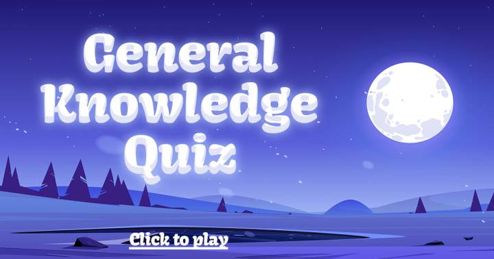 Banner for General Knowledge Quiz