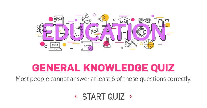 Most people can't  even answer 6 questions correctly!