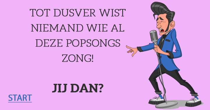 Wie zong het bekende nummer 