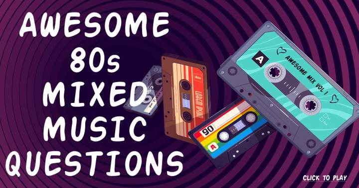 Banner for Awesome 80s Music Questions