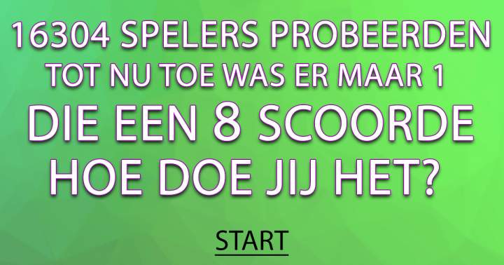 Banner for Word jij de eerste die een 9 of 10 gaat scoren?!