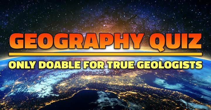 Banner for Geography Quiz