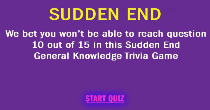 Banner for Sudden End