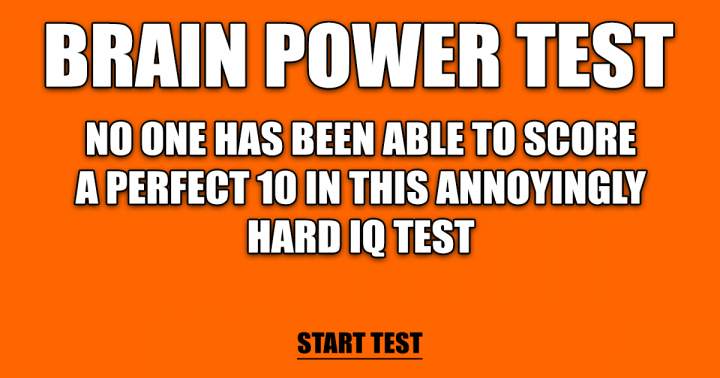 Banner for Brain Power Test