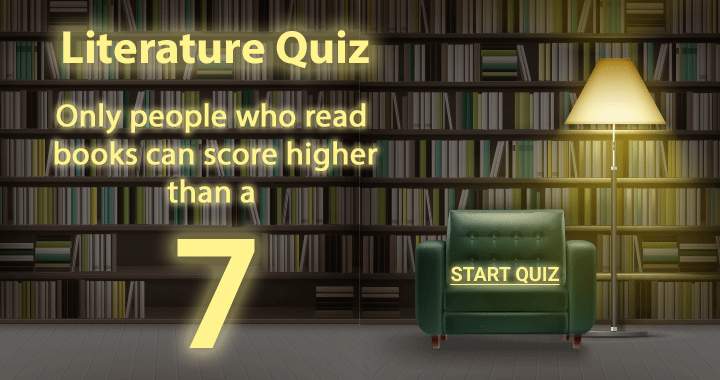 Banner for Literature Quiz