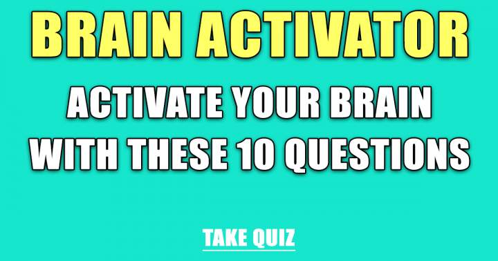 Banner for Brain Activator Quiz