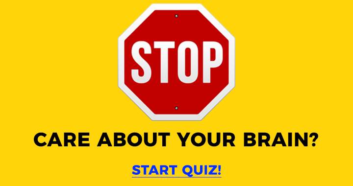 Playing a quiz daily is very healthy for your brain!