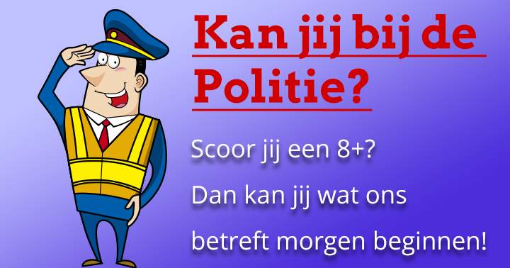 Scoor jij een 7+? Dan ben jij een echte agent!