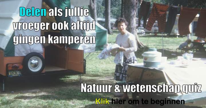 Natuur & Wetenschap Quiz