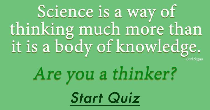 Banner for Are you a thinker?