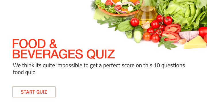 Nobody will score a 10/10 in this food quiz.