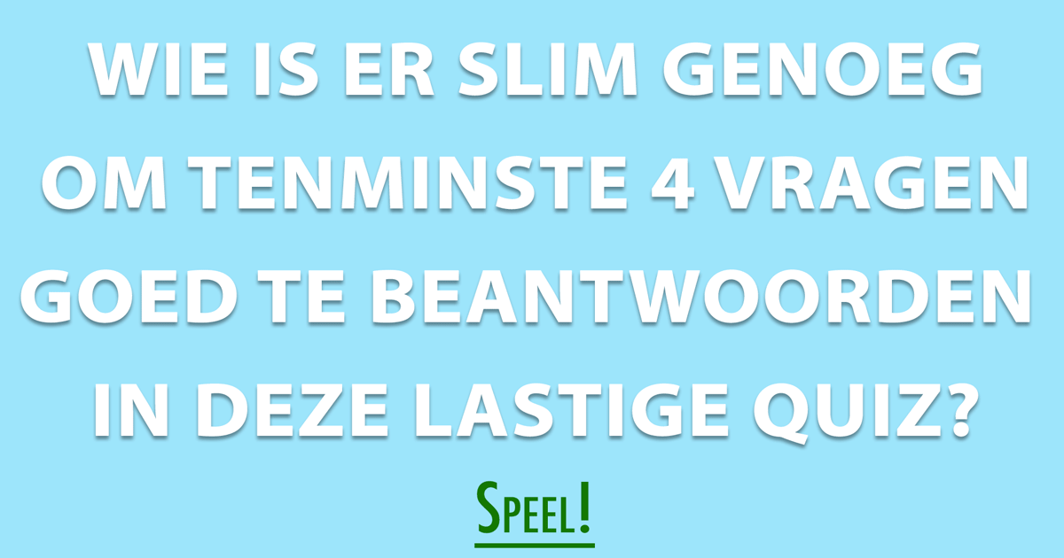 Quiz Algemene Kennis