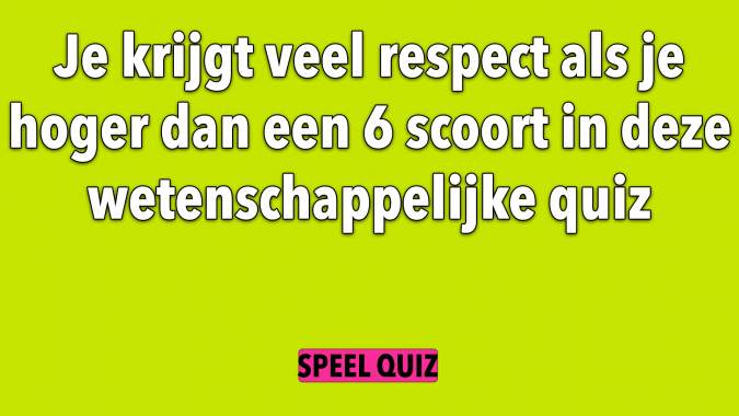 Banner for Gekke wetenschaps-quiz