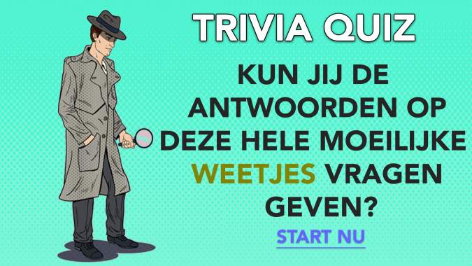  HARDE Trivia-vragen