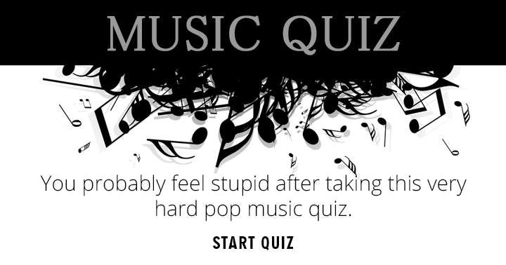 Hard Music Quiz That Will Make You Feel Stupid!