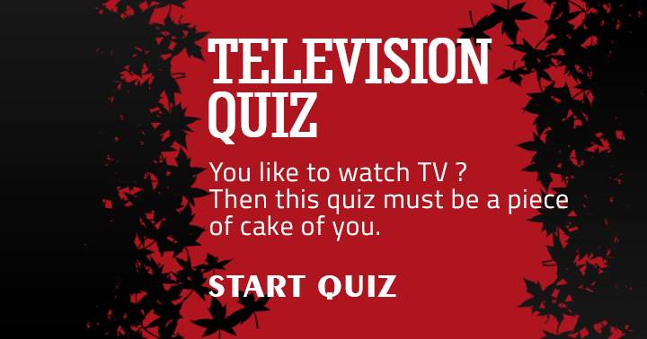 A Quiz For The Television Lovers!