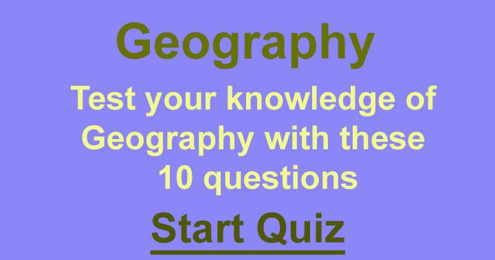 Geography Quiz