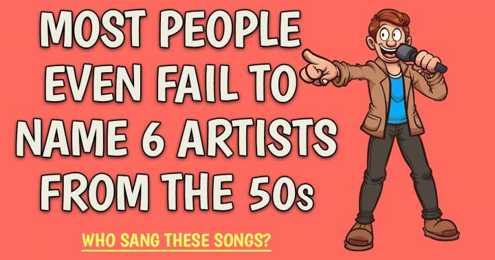 Who Sang These 1950s Songs?