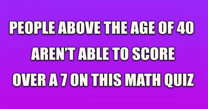 Math Trivia