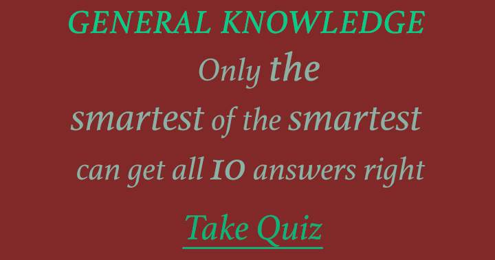 Are you one of the smartest?