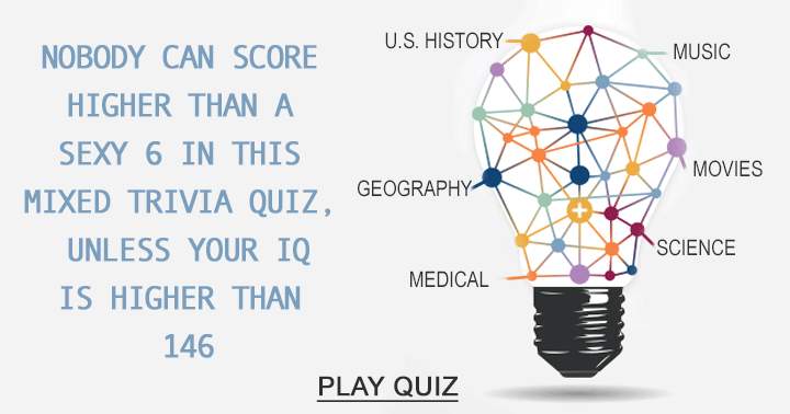 Is your IQ high enough to score a sexy six?